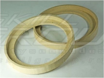 Проставка  под динамики 6,5” (D16) с  фрезеровкой (под пластик сетку) 