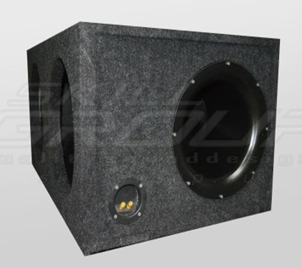 Короб под сабвуфер 2x15" (труба 250мм)